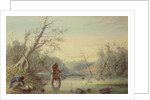 Trapping Beaver, 1858 by Alfred Jacob Miller
