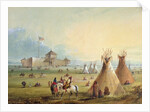 Fort Laramie, 1858-60 by Alfred Jacob Miller