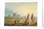 Fort Laramie, 1858-60 by Alfred Jacob Miller