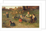 Mud Pies, 1873 by Ludwig Knaus