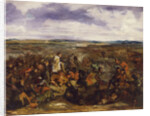 Sketch for The Battle of Poitiers, 1829-30 by Ferdinand Victor Eugene Delacroix