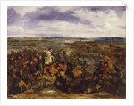 Sketch for The Battle of Poitiers, 1829-30 by Ferdinand Victor Eugene Delacroix