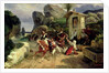 Italian Brigands Surprised by Papal Troops, 1831 by Emile Jean Horace Vernet