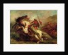 Collision of Moorish Horsemen, 1843-44 by Ferdinand Victor Eugene Delacroix