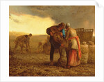The Potato Harvest, 1855 by Jean-Francois Millet