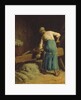 Breaking Flax by Jean-Francois Millet