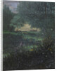 Fisherman on a Pond with Willow Trees, 1865 by Leon Bonvin