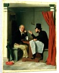 Politics in an Oyster House, 1848 by Richard Caton Woodville