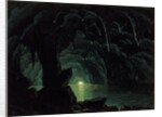 The Blue Grotto, Capri by Albert Bierstadt