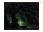 The Blue Grotto, Capri by Albert Bierstadt