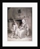 Interior with Old Woman and Boy, 1862 by Paul Soyer
