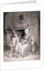 Interior with Old Woman and Boy, 1862 by Paul Soyer