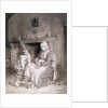 Interior with Old Woman and Boy, 1862 by Paul Soyer
