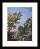 Landscape with Waterfall and Figures, 1768 by Claude Joseph Vernet