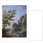 Landscape with Waterfall and Figures, 1768 by Claude Joseph Vernet