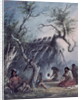 Indian Lodge, 1837 by Alfred Jacob Miller