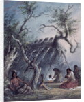 Indian Lodge, 1837 by Alfred Jacob Miller