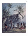 Indian Lodge, 1837 by Alfred Jacob Miller
