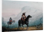 Bourgeois Walker and his Squaw, 1837 by Alfred Jacob Miller