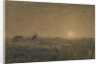 The Shepherd at the Fold by Moonlight by Jean-Francois Millet