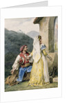 Italian peasants before a shrine, 1829 by Emile Jean Horace Vernet