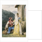 Italian peasants before a shrine, 1829 by Emile Jean Horace Vernet