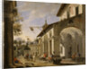 Courtyard of an Inn with Classical Ruins, 1621-47 by Viviano Codazzi