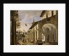 Courtyard of an Inn with Classical Ruins, 1621-47 by Viviano Codazzi