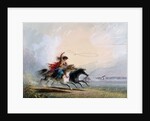 Shoshone woman catching a horse, 1837 by Alfred Jacob Miller