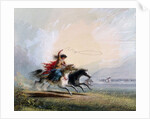 Shoshone woman catching a horse, 1837 by Alfred Jacob Miller