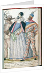MS W.477 fol.16 Illumination from Kippell's costume book, c.1588 by Niclauss Kippell