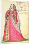 MS W.477 fol.20 'Noble Lady from Vincenza' from Kippell's 'Costume Book', c.1588 by Niclauss Kippell