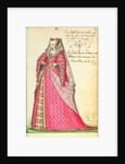 MS W.477 fol.20 'Noble Lady from Vincenza' from Kippell's 'Costume Book', c.1588 by Niclauss Kippell