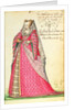 MS W.477 fol.20 'Noble Lady from Vincenza' from Kippell's 'Costume Book', c.1588 by Niclauss Kippell