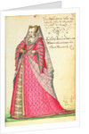 MS W.477 fol.20 'Noble Lady from Vincenza' from Kippell's 'Costume Book', c.1588 by Niclauss Kippell