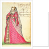 MS W.477 fol.20 'Noble Lady from Vincenza' from Kippell's 'Costume Book', c.1588 by Niclauss Kippell