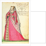 MS W.477 fol.20 'Noble Lady from Vincenza' from Kippell's 'Costume Book', c.1588 by Niclauss Kippell