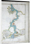 MS W.658 fol.304v Map of the Nile from the Kitab-I Bahriye by Piri Reis