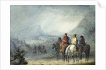 Storm: Waiting for the Caravan, 1858-60 by Alfred Jacob Miller