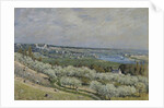The Terrace at Saint-Germain, Spring, 1875 by Alfred Sisley