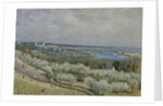 The Terrace at Saint-Germain, Spring, 1875 by Alfred Sisley