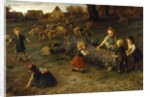 Mud Pies, 1873 by Ludwig Knaus