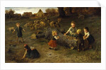 Mud Pies, 1873 by Ludwig Knaus