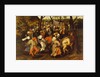 Peasant Wedding Dance, 1607 by Pieter the Younger Brueghel
