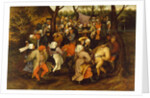 Peasant Wedding Dance, 1607 by Pieter the Younger Brueghel