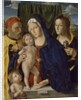 The Holy Family with St.John the Baptist and St.Mary, 1500-5 by Marco Palmezzano