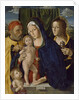 The Holy Family with St.John the Baptist and St.Mary, 1500-5 by Marco Palmezzano