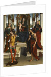 Madonna and Child Enthroned with Saints, 1506 by Michele di Luca dei Coltellini