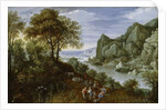 River Landscape with Mining, 1620-29 by Marten Ryckaert