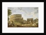 View of the Colosseum, 1747 by Giovanni Paolo Pannini or Panini